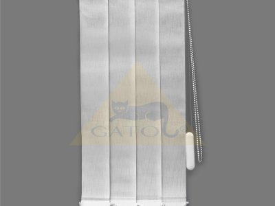 Vertikální žaluzie - hliníková kolejnice bílá nebo stříbrná